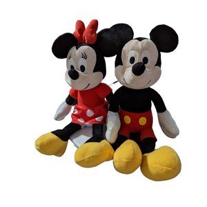Kohls Cares - Disney - Plush Mickey & Minnie Mouse - Used